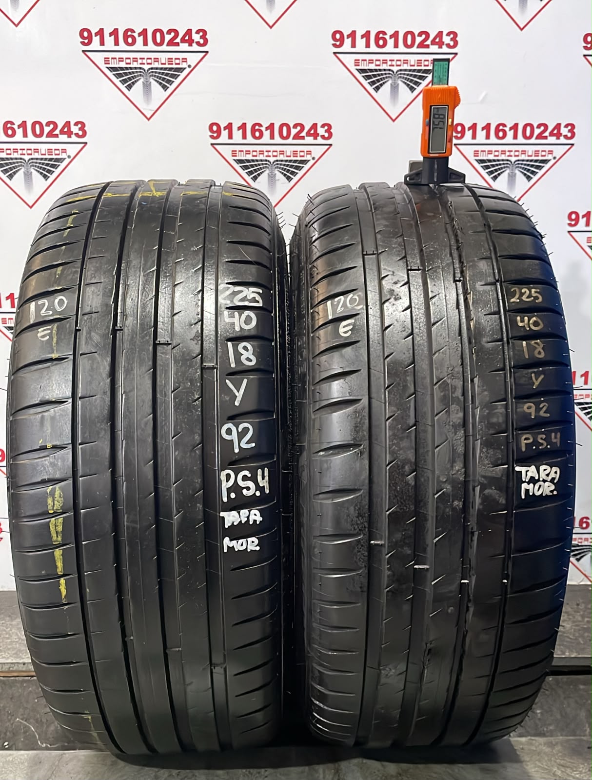 MICHELIN PILOT SPORT 4 USADO ECONOMICO  225/40 R18 92 Y